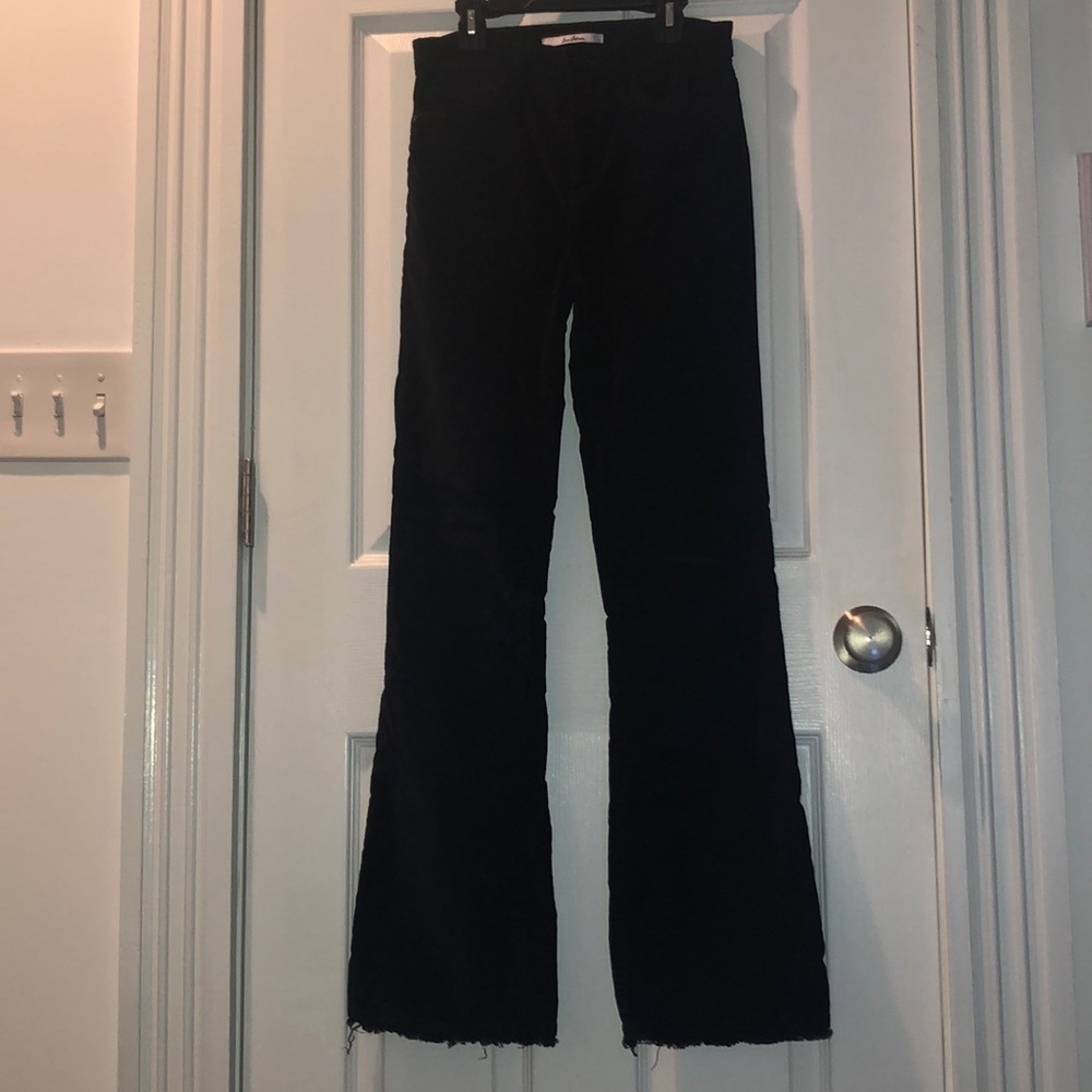 Velvet bootcut high rise pants